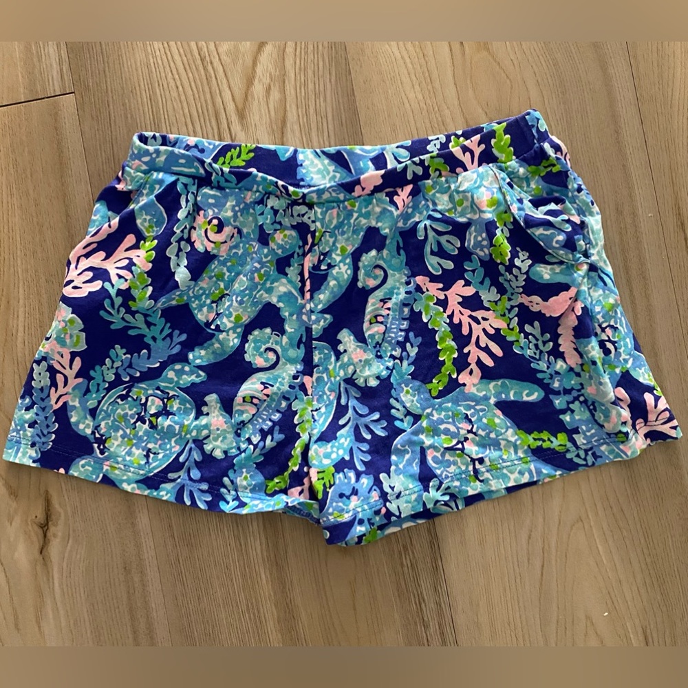 Girls Lily Pulitzer elastic shorts 6/7 M